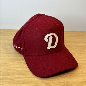 Vintage “Dad Gang” Wool Maroon Cap with Letter D “IYKYK”
